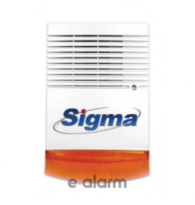 IBIS ORANGE Αυτόνομη σειρήνα με Flash πορτοκαλί χρώματος Sigma Security Αυτόνομες Σειρήνες Με Flash